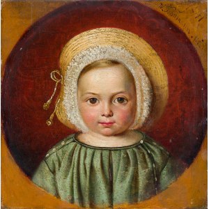 Wilhelm Schumann (1 poł. XIX w.), Portret dziewczynki, 1841