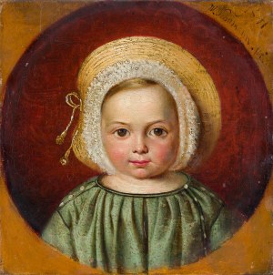 Wilhelm Schumann (1 poł. XIX w.), Portret dziewczynki, 1841