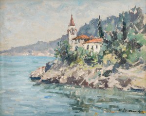 Eugeniusz Dzierzencki (1905 Warszawa - 1990 Sopot), Pejzaż nadmorski