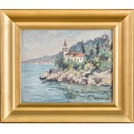 Eugeniusz Dzierzencki (1905 Varsovie - 1990 Sopot), Paysage de bord de mer