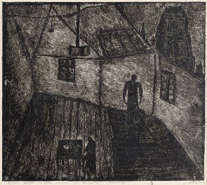 Ryszard Stryjec (1932 Lipniszki k. Lidy-1997 Gdańsk), W pracowni, z cyklu 