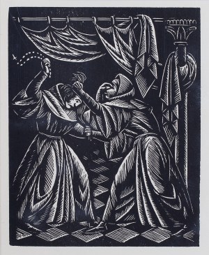 Władysław Skoczylas (1883 Wieliczka - 1934 Warszawa), Bójka zakonnic