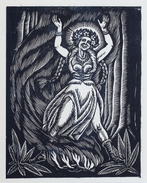 Władysław Skoczylas (1883 Wieliczka - 1934 Warszawa), Dziwożona