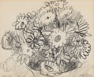 Kazimierz Podsadecki (1904 Zabierzów - 1970 Kraków), Kwiaty, 1964