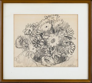 Kazimierz Podsadecki (1904 Zabierzów - 1970 Kraków), Kwiaty, 1964