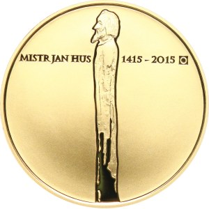 Česká republika 1993-. - 10000 Kč 2015 (600. výr. upálení mistra Jana Husa), etue, certifikát.