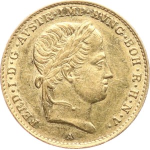 Impero austriaco, Ferdinando V. 1835-1848 - 1 ducato 1848 A, ex. asta del 100° giubileo di Dukát Brno.