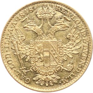 Impero austriaco, Ferdinando V. 1835-1848 - 1 ducato 1848 A, ex. asta del 100° giubileo di Dukát Brno.