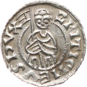 Spytihnev II. (principe regnante in Moravia) 1048-1054. - Denario Ca-327, 1,09 g, bella coniazione nitida RR.