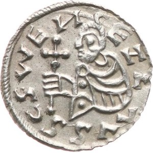 Spytihnev II. (principe regnante in Moravia) 1048-1054. - Denario Ca-327, 1,09 g, bella coniazione nitida RR.