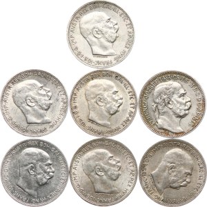 1 K 1913, 14 (2x), 15 (3x), 15 KB, celkem 7 ks.