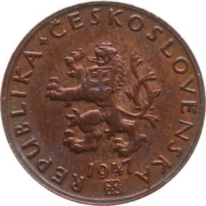 20 haléř 1947, „R“.