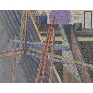 Zbigniew Makowski (1930 Varsovie - 2019 Varsovie), Vicissitude anima mundi, 1969