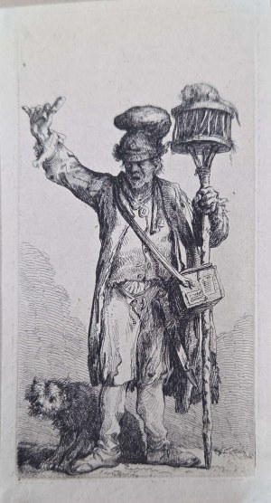 Jan Piotr Norblin (1745 Misy-sur-Yonne - 1830 Paryż), Przekupień trucizny na szczury z psem