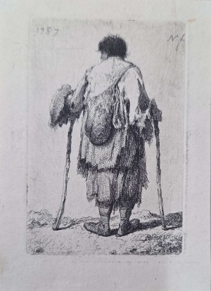 Jan Piotr Norblin (1745 Misy-sur-Yonne - 1830 Paryż), Żebrak, 1787