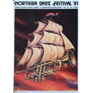 Rafal Olbinski (b. 1943), Northsea Jazz Festival, 1981