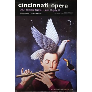 Rafal Olbinski (b. 1943), Summer Festival, Cincinnati Opera, 2001
