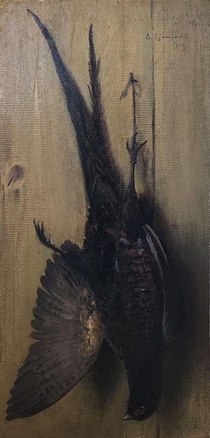Stanisław Ejsmond (1894-1939), Martwa natura z ptakiem, 1903