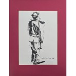 Tadeusz Kantor (1915-1990), Untitled (Soldier), 1983
