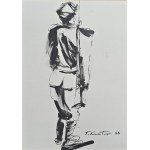 Tadeusz Kantor (1915-1990), Untitled (Soldier), 1983