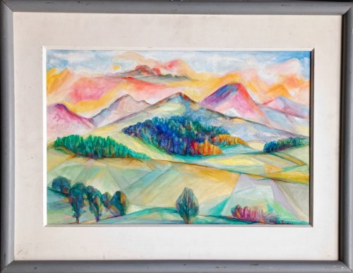 Zdzisław Cyankiewicz, CYAN (1912 Białystok - 1981 Paryż), Pejzaż fantazyjny