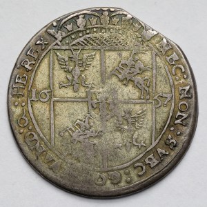 John II Casimir, Ort Lviv 1657 - issue of 1 month - RARE