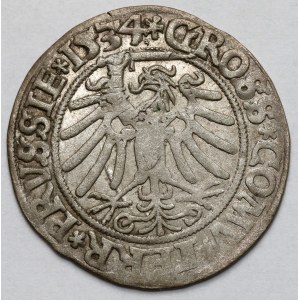 Sigismondo I il Vecchio, Grosz Toruń 1534 - in cappellino