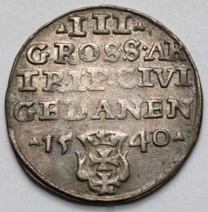 Sigismund I the Old, Trojak Gdansk 1540