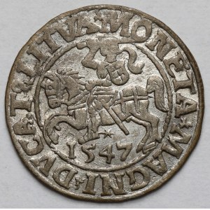 Sigismondo II Augusto, mezzo penny Vilnius 1547