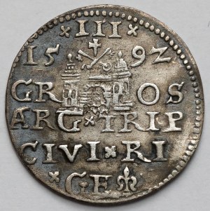 Sigismund III Vasa, Troika Riga 1592
