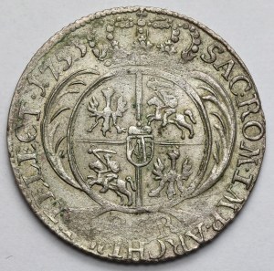 Augustus III Sas, Leipzig 1753 double gold coin - no EC
