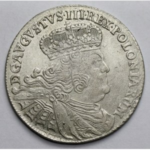 Agosto III Sassone, due zloty Lipsia 1753 CE