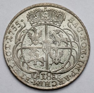 August III Sas, Ort Leipzig 1755