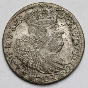 August III Sas, Szóstak Gdańsk 1761 REOE