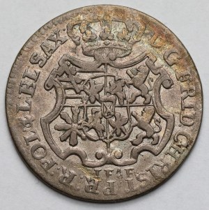 Frederick Christian, 1/12 thaler 1763 IFóF, Leipzig