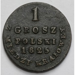 1 grosz polski 1825 z MIEDZI KRAIOWEY