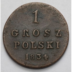 1 grosz polacco 1834 KG - raro