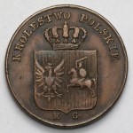 November Uprising, 3 pennies 1831 KG