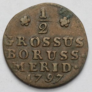 South Prussia, Half-penny 1797-B, Breslau