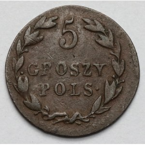 5 groszy polskich 1820 IB
