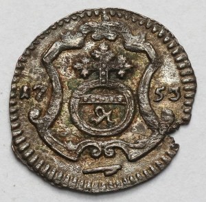 August III Sas, Halerz 1753 FWóF, Dresden