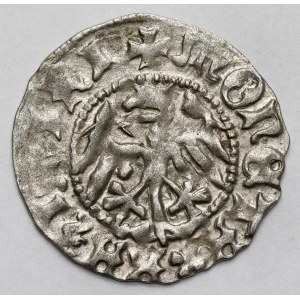 Casimiro IV Jagellone, mezzo penny Cracovia - S rovesciata