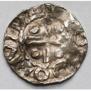 Colonia, denario con iscrizione COLONIA
