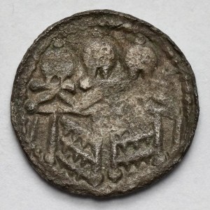 Boleslao II il Temerario, Denario Reale - fila di perle - RARO