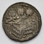Bolesław II Śmiały, Denar królewski - rząd pereł - RZADKI