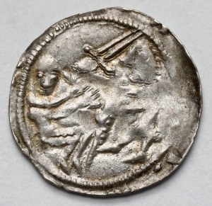 Ladislaus II the Exile, Denarius - eagle and hare