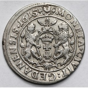 Zygmunt III Waza, Ort Gdańsk 1615 - typ II - Ammon