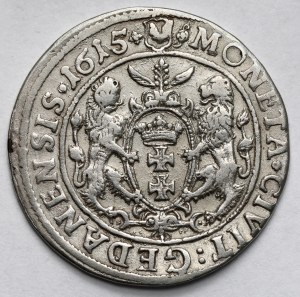 Zikmund III Vasa, Ort Gdaňsk 1615 - Typ II - Ammon