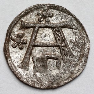 Prussia, Albrecht Hohenzollern, Königsberg denarius no date