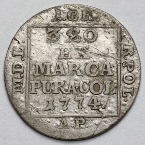 Poniatowski, Grosz srebrny 1774 AP